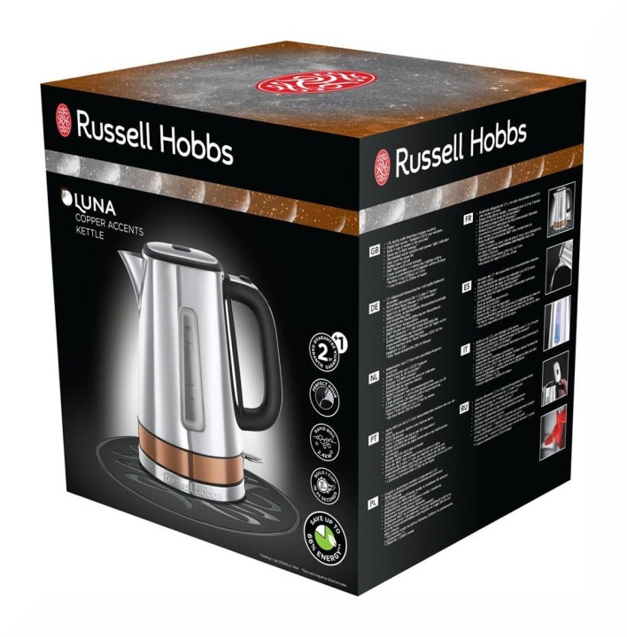 "Russell Hobbs'' elektriline veekeetja "LUNA COPPER ACCENTS", 1,7 l, 24280-70  | 6