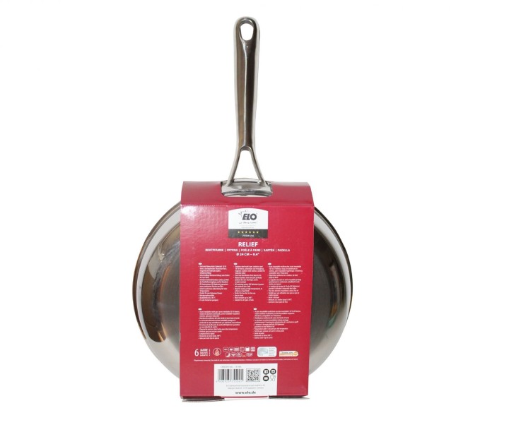 ELO roostevabast terasest pann "Relief" Ø 24 cm | 8