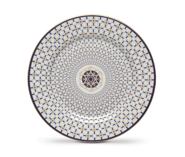 POZZI MILANO portselanist taldrik "Charles", Ø 19,5 cm  | 1