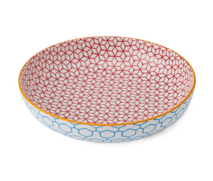 LifetimeBRANDS kauss "Geometric blue" Ø 21 cm | 1