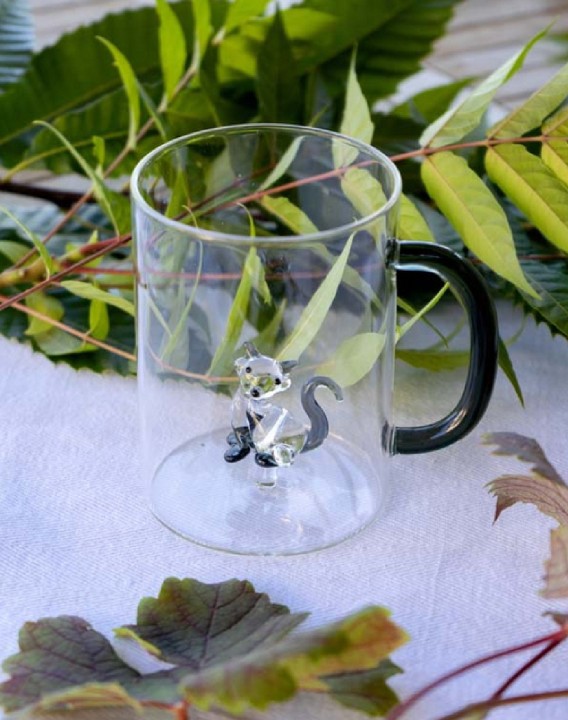 WD LIFESTYLE klaaskruus "Cat" kujukesega, 420 ml  | 2