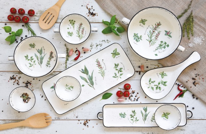 EASY LIFE pöörlev serveerimistaldrik "Herbarium", Ø 32 cm  | 3