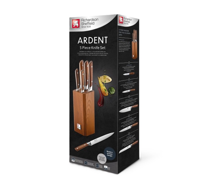 Richardson Sheffield noakomplekt koos alusega "Ardent", 6 osa  | 4