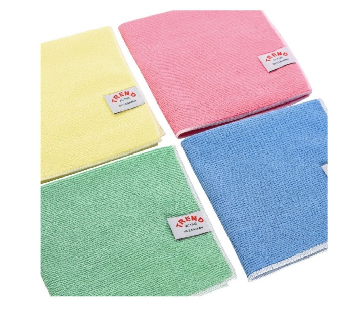 TREND Active universaalsete mikrokiudlappide komplekt, 4 tk, 32 x 32 cm  | 1