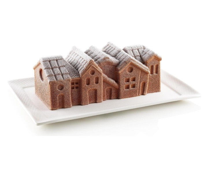 SILIKOMART silikoonist küpsetusvorm "Winter Village" 24 x 10 x 8,2 cm (viso: 1,2 l) | 3
