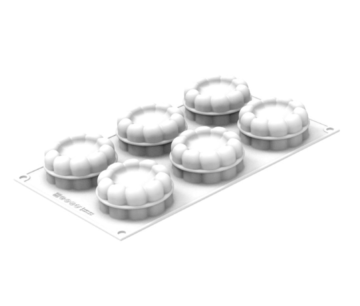 SILIKOMART silikoonist küpsetusvorm "Charlotte", 6 x 100 ml (viso: 600 ml) | 1