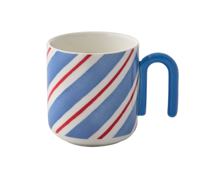 EASY LIFE portselanist kruus "Twist blue" 350 ml | 1
