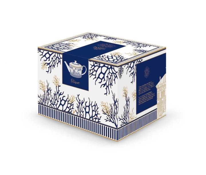 POZZI MILANO portselanist teekann ''Corallo'', 1,2 l  | 2