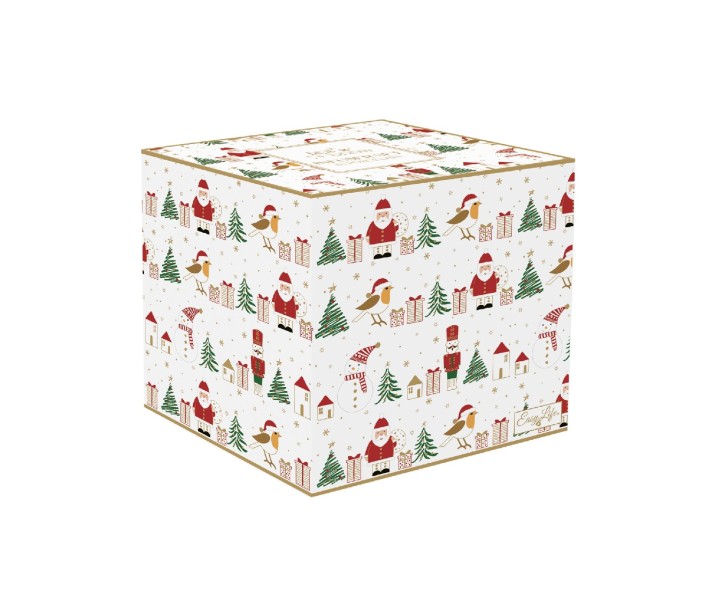 EASY LIFE portselantass kruus kaanega ja sõelaga "Let it snow" 450 ml | 2