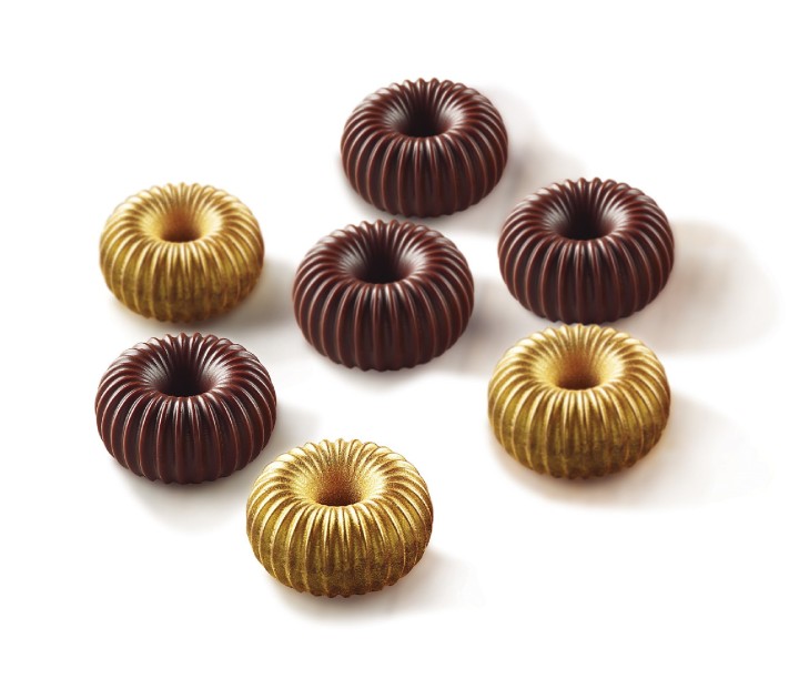 SILIKOMART silikoonvorm šokolaadi jaoks"Choco crown" 11 vnt., po 9 ml (viso: 99 ml) | 2