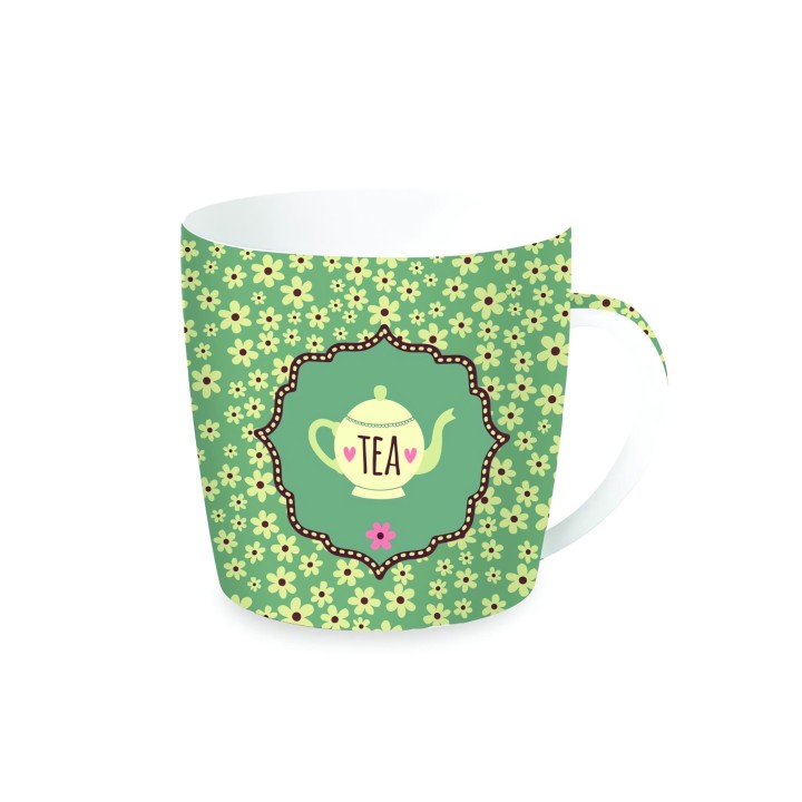 EASY LIFE portselanist kruus "Teatime Green", 350 ml  | 1