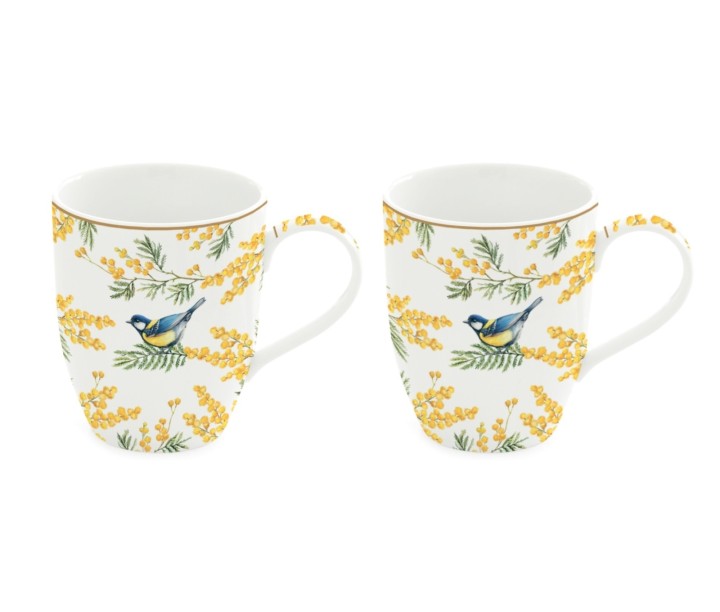 EASY LIFE portselanist kruuside komplekt "Mimosa", 2 vnt., 350 ml  | 1