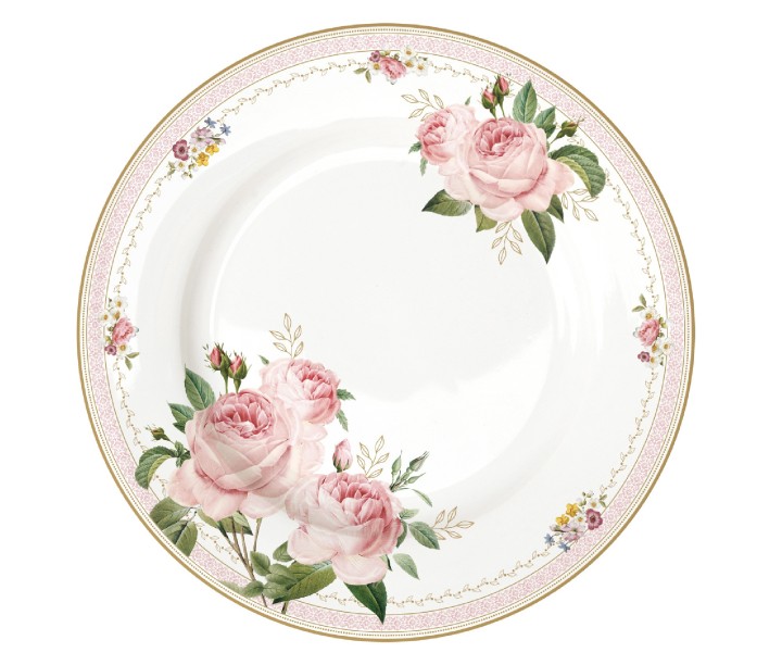 EASY LIFE portselanist taldrik "Chant des Roses" Ø 26,5 cm | 1