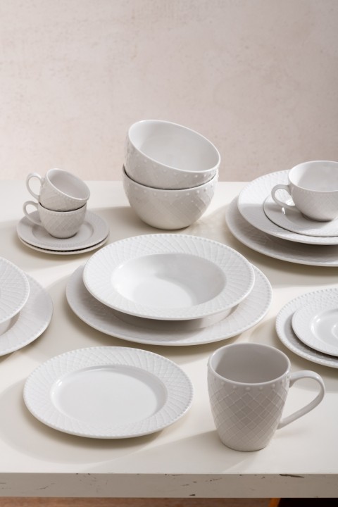 BRANDANI portselanist tasside ja aluste komplekt "Burlesque" 2 tk., 100 ml  | 2