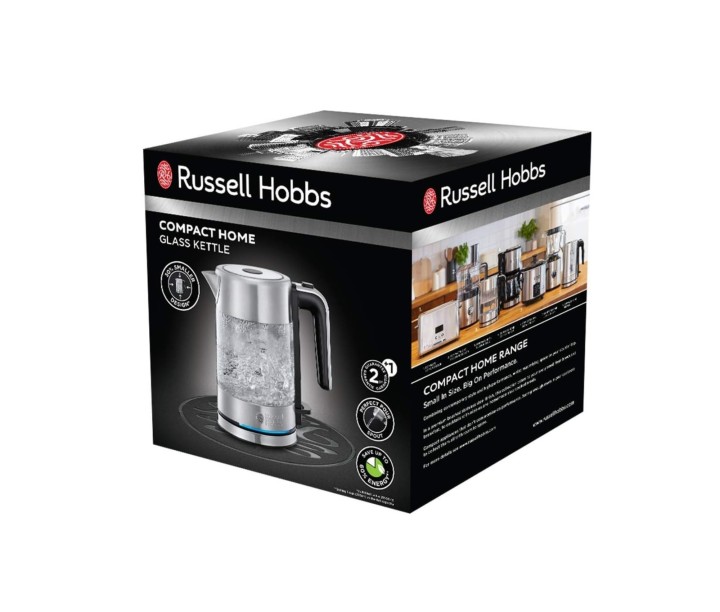 "Russell Hobbs" elektriline veekeetja "Compact Glass", 800 ml, 24191-70  | 7